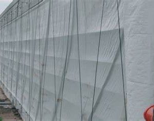 CORTINA BLANCO/NEGRO 450X7/9"